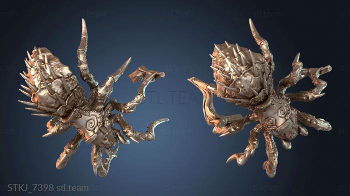 Статуэтки животных Наездники на пауках верхом