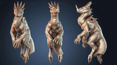 3D модель Драконы Шипохвосты (STL)