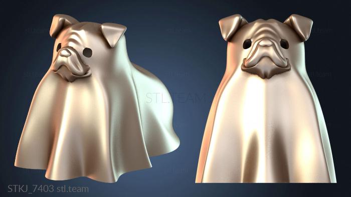 Статуэтки животных Жуткий пес-бульдог