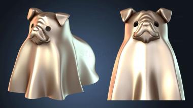 3D модель Жуткий пес-бульдог (STL)