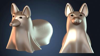 3D модель Жуткая собака корги (STL)