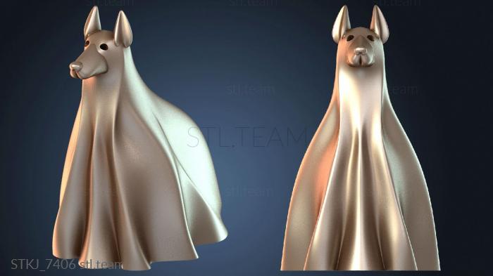 Статуэтки животных Жуткий пес Доберман