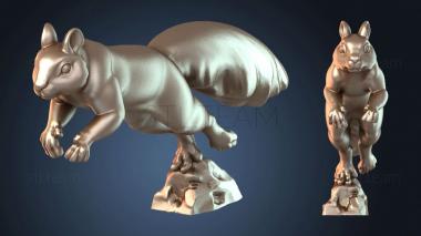 3D модель Белка Спрю Свирепая (STL)