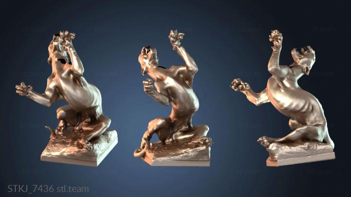 Статуэтки животных Статуя фонтана «Пантера»