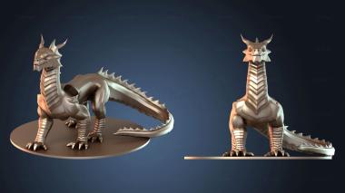 3D модель Древний Стальной Дракон (STL)