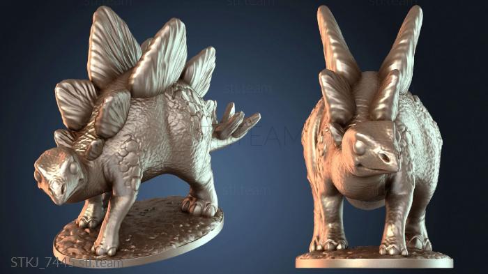 Статуэтки животных Стегозавр сильный