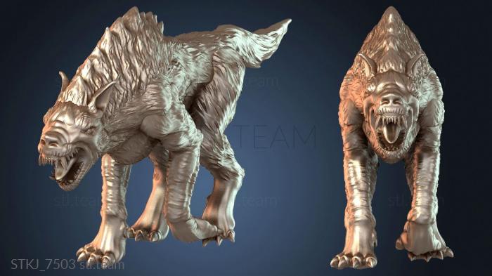 Статуэтки животных Террор Волк Дикарь С