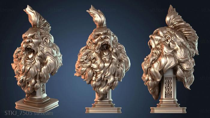 Статуэтки животных Бородатый бюст Йелла