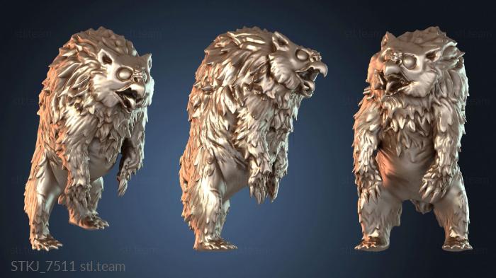 Статуэтки животных Подземелье Совомедведь Глубокое