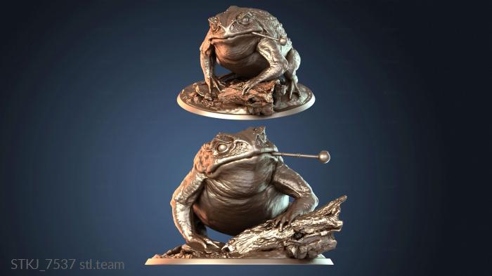 Статуэтки животных Трубка битвы с жабами