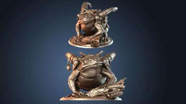 3D модель Седло «Жабья битва» (STL)