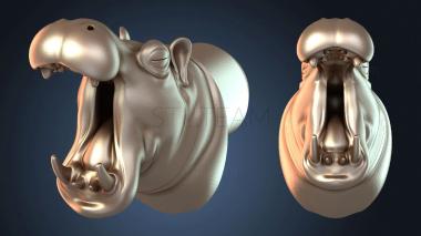 3D модель Туалетная бумага Бегемот (STL)