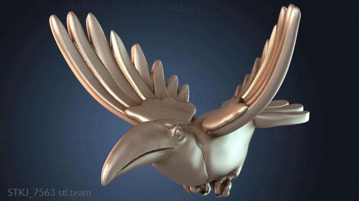 Статуэтки животных Туканы