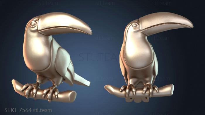 Статуэтки животных Красочные туканы