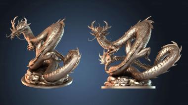 3D модель Дракон из домика траппера (STL)