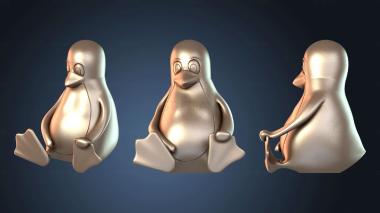 3D модель Tux Linux Penguin (STL)