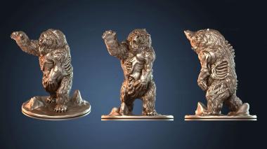 3D модель Злобный медведь-нежить (STL)