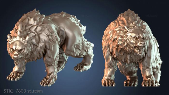 Статуэтки животных Медведица-медведица