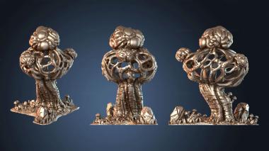 3D модель Вуалевидное грибное дерево (STL)