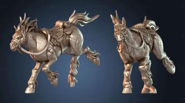 3D модель Боевой конь Б (STL)