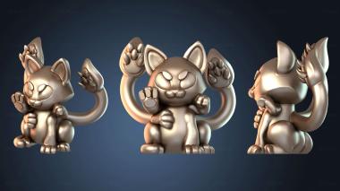 3D модель Странный котенок-монстр-фантом (STL)