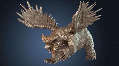 3D модель Крылатый совомедведь (STL)