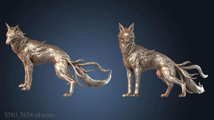 Статуэтки животных Волк