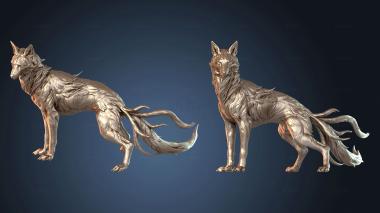 3D модель Волк (STL)