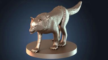3D модель Волк Свирепый (STL)