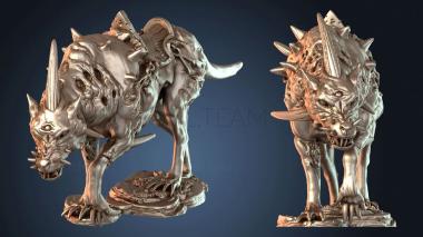 3D model Wolf Mount (STL)