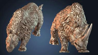3D модель Шерстистый носорог топает Альфа (STL)