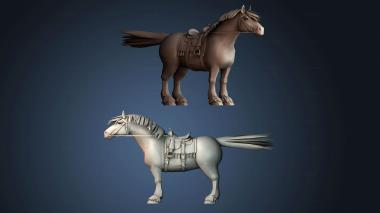 3D model Horse (STL)