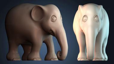 3D model Elephant (STL)