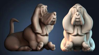 3D model The dog is lying down (STL)