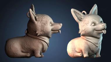 3D model The Welsh Corgi - keychain (STL)