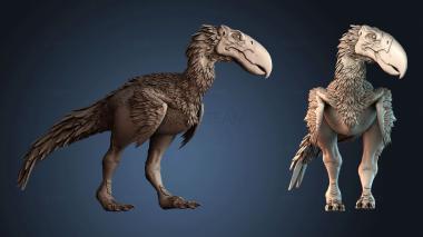 3D model Prehistoric ostriches (STL)