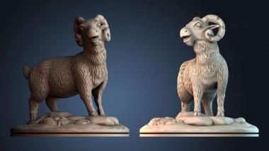 3D model Sheep on the mountain (STL)