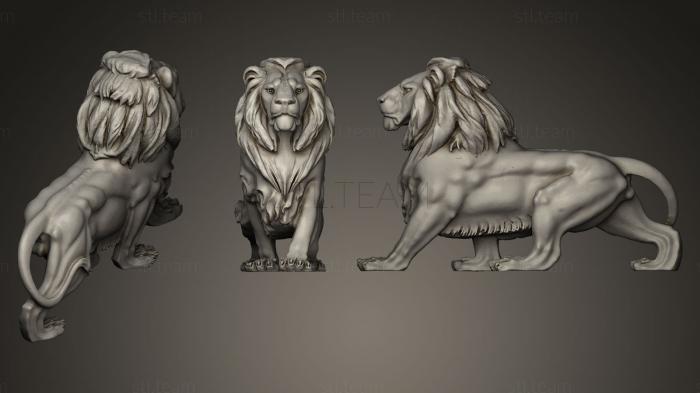 3D model crouching lion great tors (STL)