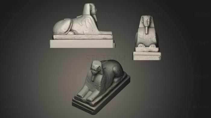 Статуэтки львы тигры сфинксы Сфинкс из погребального храма Хатшепсут