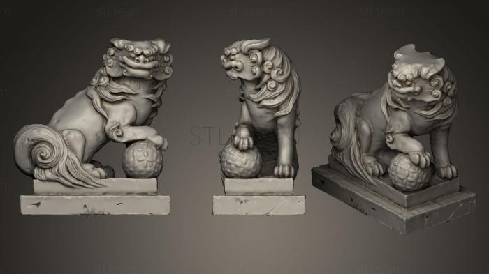 Статуэтки львы тигры сфинксы Imperial Guardian Lion