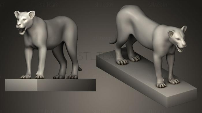 3D model Lioness of Leaina reconstruction (STL)