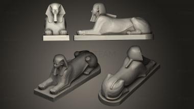 3D model sphinx of hatshepsut (STL)