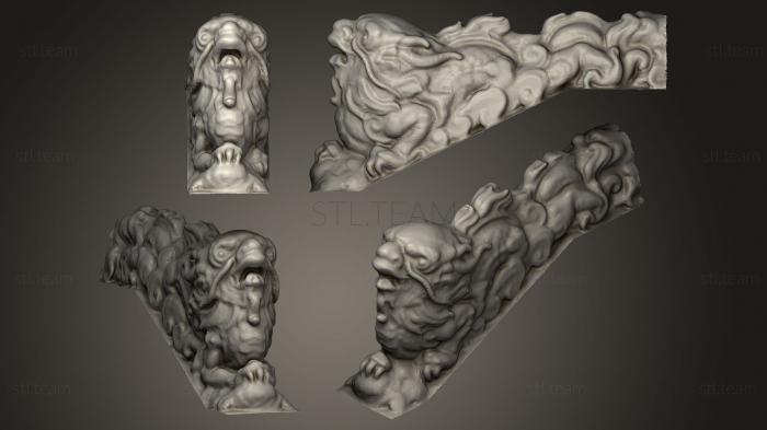 Статуэтки львы тигры сфинксы Китайская скульптура Дракона