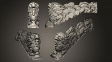 3D model Chinese Dragon Sculpture (STL)