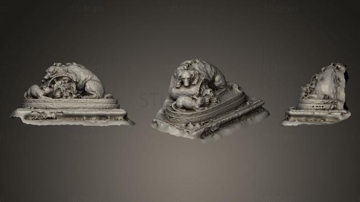 Статуэтки львы тигры сфинксы Европейская коллекция Хантингтона