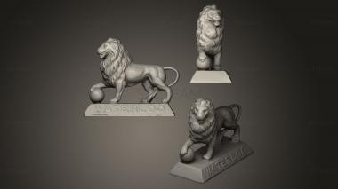 3D model Le Lion de Waterloo (STL)