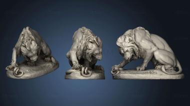 3D model Lion Vs Snake (STL)