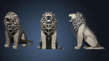 3D model Roaring lion (STL)