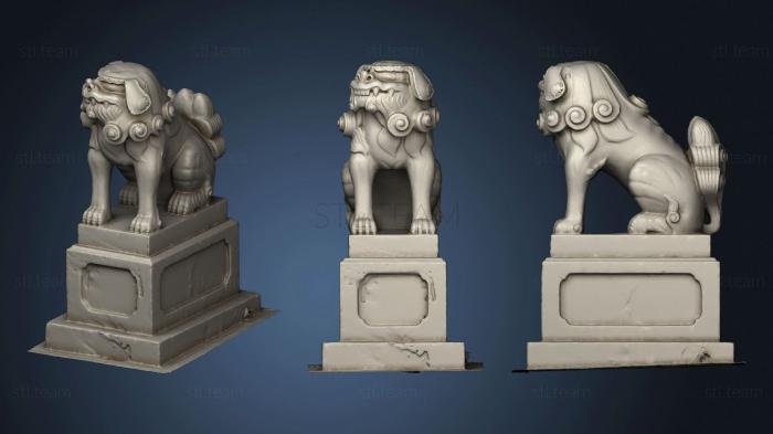 3D model Sittig lion guardian (STL)