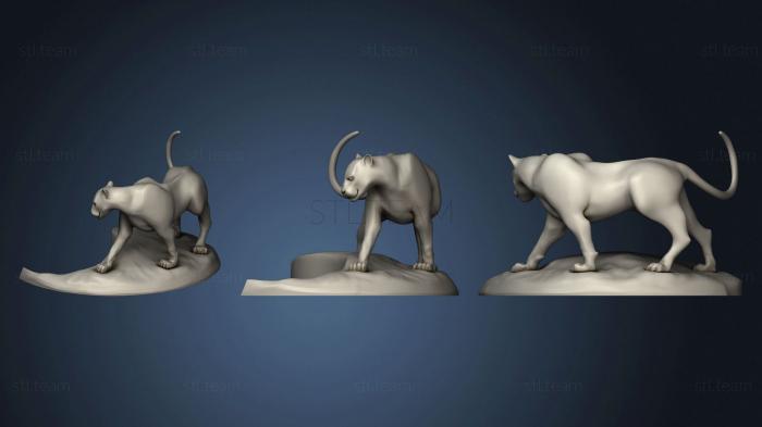 3D model Yin yang panther (STL)